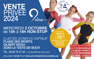 Vente privée 9.9 au club